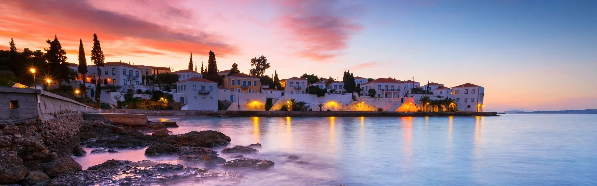 Spetses at sunset